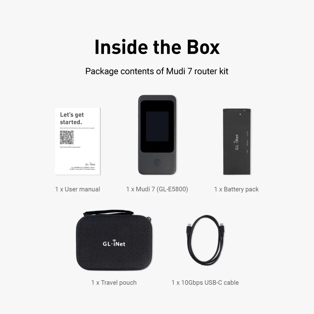 Mudi 7 Inside the box