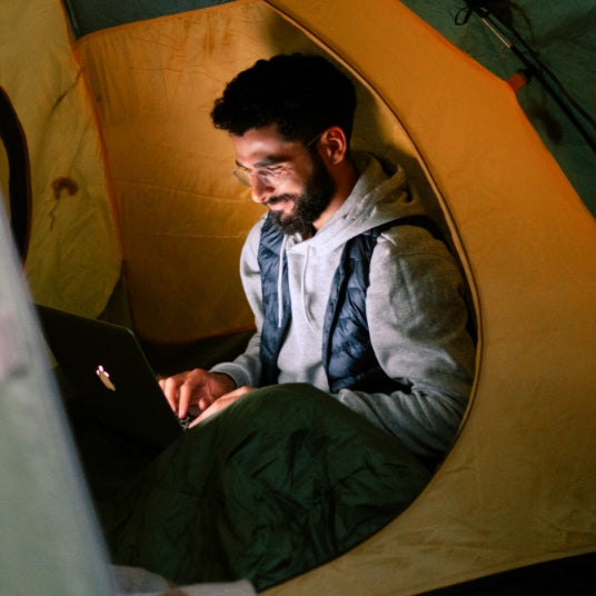 Camping Remote Work